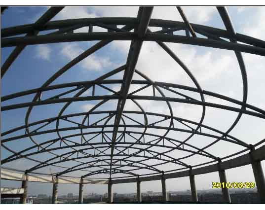 锦州中煤朔州宾馆管桁架工程